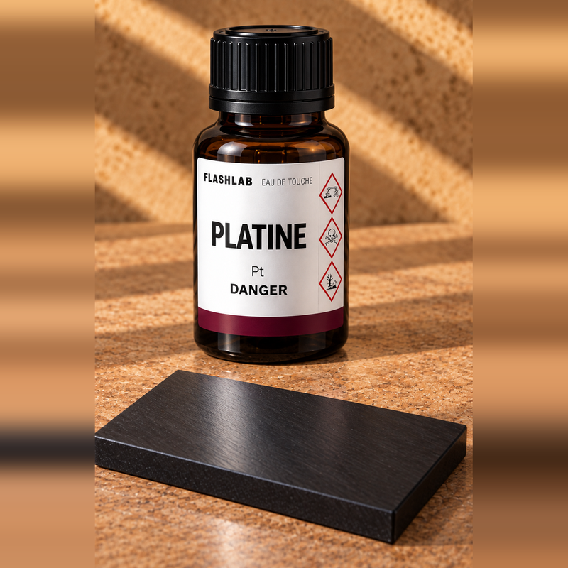 Kit FlashLab test platine : réactif platine et pierre de touche