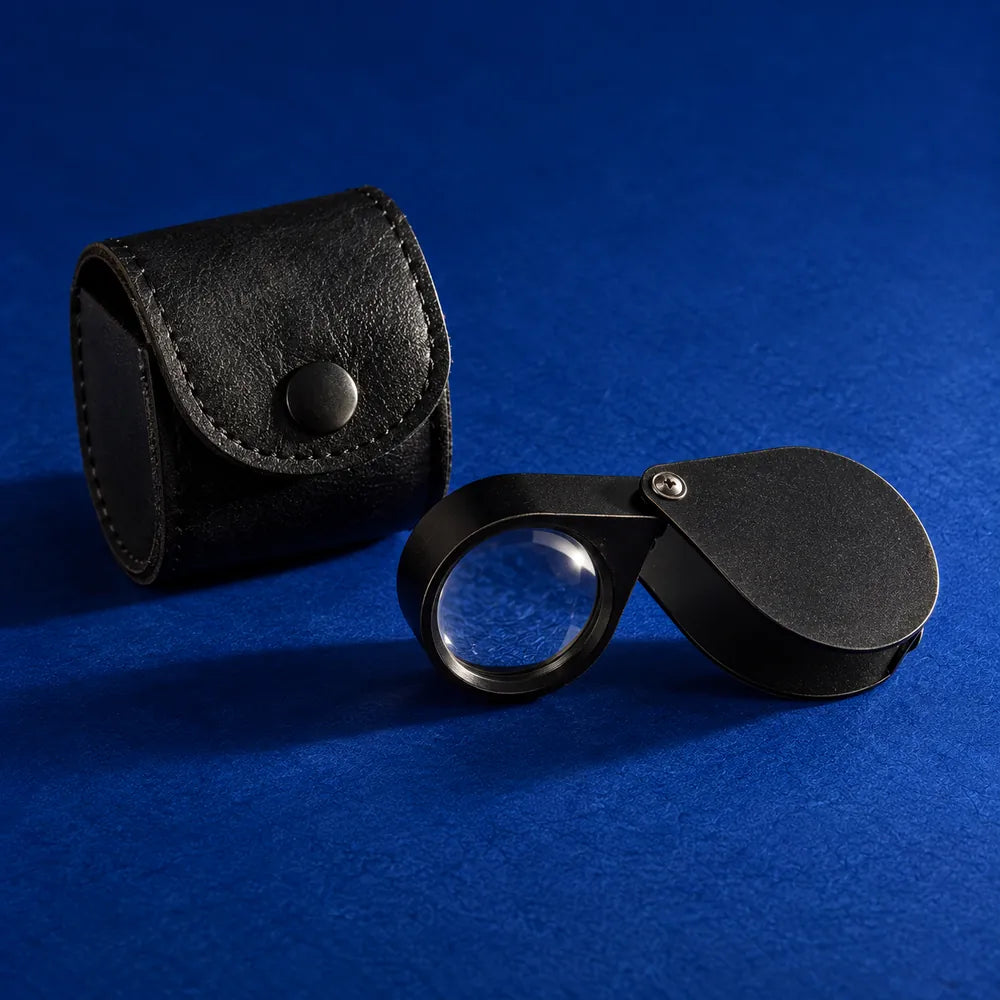 Loupe de bijoutier x10 avec étui